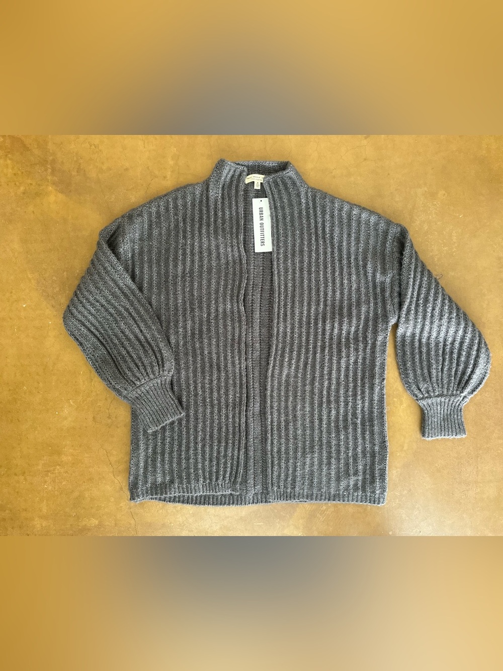 Urban Outfitters x Truly Madly Deeply Grey Open Cardigan - Small